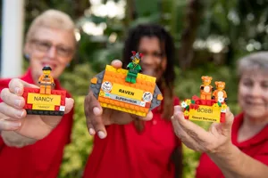 Model Citizens Show Off Name Tags