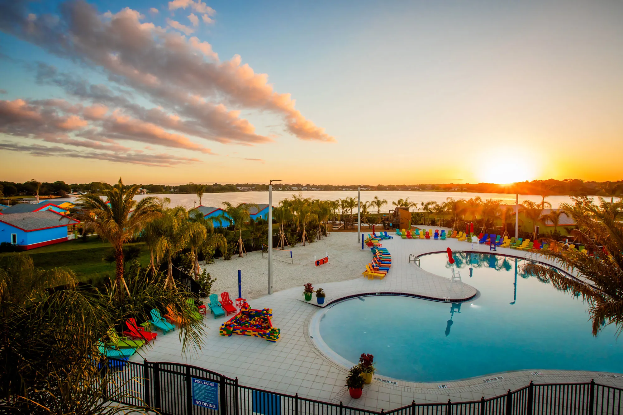 Enjoy beachside fun like building sandcastles at the Beach Retreat pool.