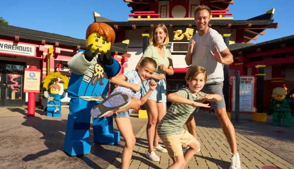 Family with all inclusive VIP package