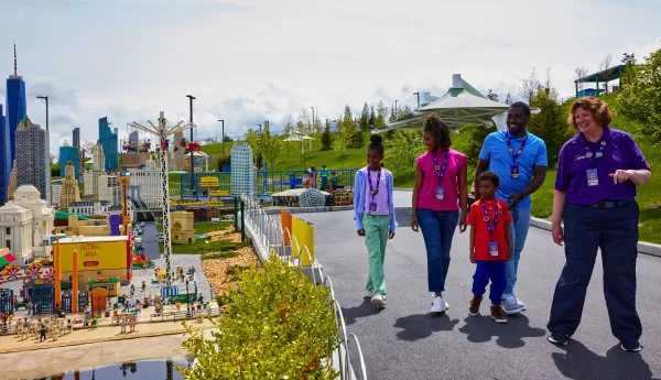 Family at LEGOLAND with VIP Host